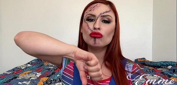  Punheta Guiada Especial Halloween - Chucky - Vem gozar pra sua boneca assassina!